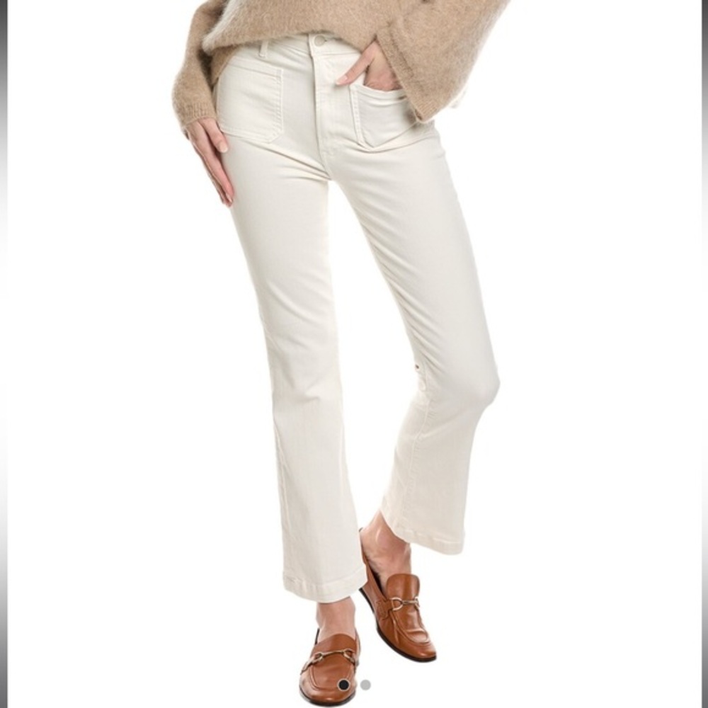 MOTHER The Hustler Patch Pocket Flood Cream Puffs Insider Flood Jean